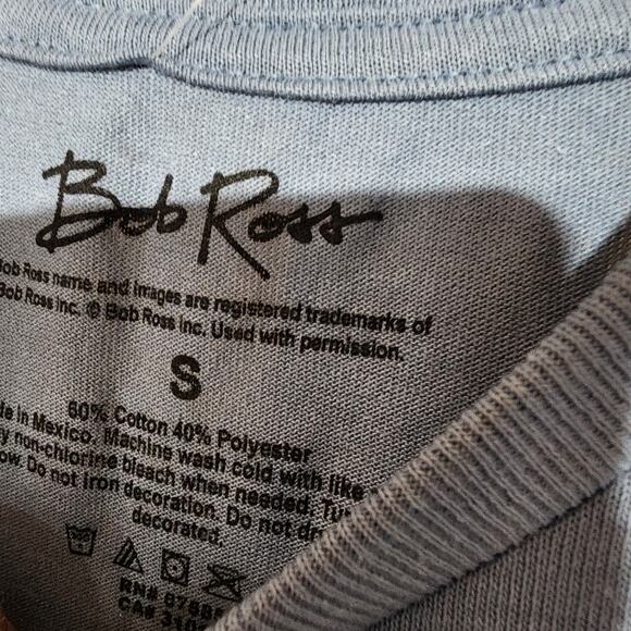 Bob ross ''NO mistakes Just happy accidents'' men's small - Picture 3 of 5